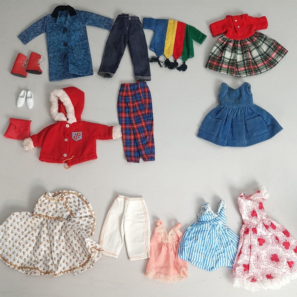 Vintage Ideal Tammy Clothing Lot Coat Dresses Pants Shoes Purse 60s Japan